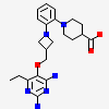 1-[2-(3-{[(2,4-diamino-6-ethylpyrimidin-5-yl)oxy]methyl}azetidin-1-yl)phenyl]piperidine-4-carboxylic acid