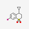 (4~{R})-4-cyclopropyl-7-fluoranyl-3,4-dihydro-2~{H}-thiochromene 1,1-dioxide
