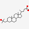 (4R)-4-[(3R,5R,8R,9S,10S,13R,14S,17R)-10,13-dimethyl-3-(2-methyl-2-oxidanyl-propyl)-2,3,4,5,6,7,8,9,11,12,14,15,16,17-tetradecahydro-1H-cyclopenta[a]phenanthren-17-yl]pentanoic acid