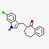 (6R)-6-[(6-chloranyl-1H-indol-3-yl)methyl]-6,7,8,9-tetrahydrobenzo[7]annulen-5-one