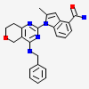 1-[4-(benzylamino)-7,8-dihydro-5H-pyrano[4,3-d]pyrimidin-2-yl]-2-methyl-1H-indole-4-carboxamide