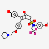 (1R,2S,4R)-5-(4-hydroxyphenyl)-N-(4-methoxyphenyl)-6-{4-[2-(piperidin-1-yl)ethoxy]phenyl}-N-(2,2,2-trifluoroethyl)-7-oxabicyclo[2.2.1]hept-5-ene-2-sulfonamide
