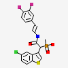 (S)-[(1S)-1-(5-chloro-1-benzothiophen-3-yl)-2-{[(E)-2-(3,4-difluorophenyl)ethenyl]amino}-2-oxoethyl]methylphosphinic acid
