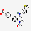 4-{(2S, 4R)-1-acetyl-4-[(1-benzothiophen-6-yl)amino]-2-methyl-1,2,3,4-tetrahydroquinolin-6-yl}benzoic acid