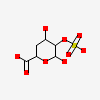 4-deoxy-2-O-sulfo-alpha-L-threo-hex-4-enopyranuronic acid