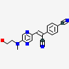 4-[(~{Z})-1-cyano-2-[5-[2-hydroxyethyl(methyl)amino]pyrazin-2-yl]ethenyl]benzenecarbonitrile