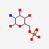 2-amino-2-deoxy-6-O-phosphono-alpha-D-glucopyranose