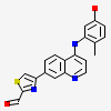 4-{4-[(5-hydroxy-2-methylphenyl)amino]quinolin-7-yl}-1,3-thiazole-2-carbaldehyde