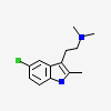 2-(5-chloranyl-2-methyl-1~{H}-indol-3-yl)-N,N-dimethyl-ethanamine