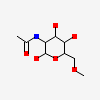 2-acetamido-2-deoxy-6-O-methyl-alpha-D-allopyranose