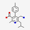 5-(aminomethyl)-2-methyl-4-(4-methylphenyl)-6-(2-methylpropyl)pyridine-3-carboxic acid