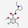 3-chloro-5-ethyl-N-{[(2S)-1-ethylpyrrolidin-2-yl]methyl}-6-hydroxy-2-methoxybenzamide