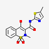 4-hydroxy-2-methyl-N-(5-methyl-1,3-thiazol-2-yl)-2H-1,2-benzothiazine-3-carboxamide 1,1-dioxide