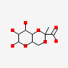 1,5-anhydro-4,6-O-[(1R)-1-carboxyethylidene]-D-galactitol