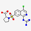 1-({4-Chloro-1-[(Diaminomethylidene)amino]isoquinolin-7-Yl}sulfonyl)-D-Proline