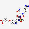 3-[[3-[(2R)-3-[[(2S)-5-amino-1-[(4-carbamimidoylphenyl)methylamino]-1,5-dioxo-pentan-2-yl]amino]-2-(ethylsulfonylamino)-3-oxo-propyl]-1H-indol-5-yl]oxymethyl]benzoic acid