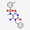 N-(6-amino-1-benzyl-2,4-dioxo-1,2,3,4-tetrahydropyrimidin-5-yl)-N,3-dimethylbenzenesulfonamide