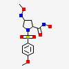 N-HYDROXY 1N(4-METHOXYPHENYL)SULFONYL-4-(Z,E-N-METHOXYIMINO)PYRROLIDINE-2R-CARBOXAMIDE