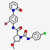 (2r,4r)-N~1~-(4-Chlorophenyl)-N~2~-[2-Fluoro-4-(2-Oxopyridin-1(2h)-Yl)phenyl]-4-Methoxypyrrolidine-1,2-Dicarboxamide