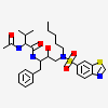 N~2~-ACETYL-N-{(1S,2R)-3-[(1,3-BENZOTHIAZOL-6-YLSULFONYL)(PENTYL)AMINO]-1-BENZYL-2-HYDROXYPROPYL}-L-VALINAMIDE
