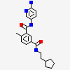 N'-(6-aminopyridin-3-yl)-N-(2-cyclopentylethyl)-4-methyl-benzene-1,3-dicarboxamide