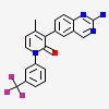 3-(2-aminoquinazolin-6-yl)-4-methyl-1-[3-(trifluoromethyl)phenyl]pyridin-2(1H)-one