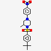 (2R)-1-[(4-tert-butylphenyl)sulfonyl]-2-methyl-4-(4-nitrophenyl)piperazine