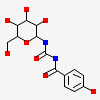 N-{[(4-hydroxyphenyl)carbonyl]carbamoyl}-beta-D-glucopyranosylamine
