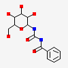 N-[(phenylcarbonyl)carbamoyl]-beta-D-glucopyranosylamine