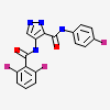 {[(2,6-difluorophenyl)carbonyl]amino}-N-(4-fluorophenyl)-1H-pyrazole-3-carboxamide