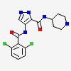 4-{[(2,6-Dichlorophenyl)carbonyl]amino}-N-Piperidin-4-Yl-1h-Pyrazole-3-Carboxamide