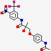 (2S)-3-[4-(acetylamino)phenoxy]-2-hydroxy-2-methyl-N-[4-nitro-3-(trifluoromethyl)phenyl]propanamide