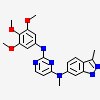 N~4~-methyl-N~4~-(3-methyl-1H-indazol-6-yl)-N~2~-(3,4,5-trimethoxyphenyl)pyrimidine-2,4-diamine