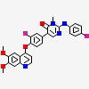5-{4-[(6,7-dimethoxyquinolin-4-yl)oxy]-3-fluorophenyl}-2-[(4-fluorophenyl)amino]-3-methylpyrimidin-4(3H)-one
