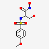 (2R)-3-hydroxy-2-[(4-methoxyphenyl)sulfonylamino]-N-oxo-propanamide