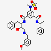 N-{(1S,2R)-1-benzyl-2-hydroxy-3-[(3-methoxybenzyl)amino]propyl}-5-[methyl(methylsulfonyl)amino]-N'-[(1R)-1-phenylethyl]benzene-1,3-dicarboxamide