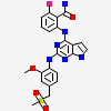 2-fluoro-6-{[2-({2-methoxy-4-[(methylsulfonyl)methyl]phenyl}amino)-7H-pyrrolo[2,3-d]pyrimidin-4-yl]amino}benzamide