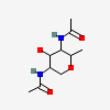2,4-bisacetamido-2,4,6-trideoxy-beta-D-glucopyranose