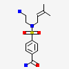 (3S,4S),-3,4-Bis-[(4-carbamoyl-benzensulfonyl)-(3-methyl-but-2-enyl)-amino]-pyrrolidine