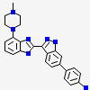 4-{3-[7-(4-methylpiperazin-1-yl)-1h-benzimidazol-2-yl]-1h-indazol-6-yl}aniline