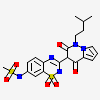 N-{3-[4-hydroxy-1-(3-methylbutyl)-2-oxo-1,2-dihydropyrrolo[1,2-b]pyridazin-3-yl]-1,1-dioxido-2H-1,2,4-benzothiadiazin-7 -yl}methanesulfonamide