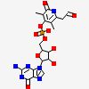5'-O-[(S)-Hydroxy{[2-Hydroxy-3,5-Dimethyl-6-(2-Oxoethyl)pyridin-4-Yl]oxy}phosphoryl]guanosine