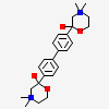 (2S,2'S)-2,2'-biphenyl-4,4'-diylbis(2-hydroxy-4,4-dimethylmorpholin-4-ium)
