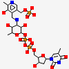 (2r,3r,4s,5s,6r)-3,5-dihydroxy-4-{[(1e)-{3-hydroxy-2-methyl-5-[(phosphonooxy)methyl]pyridin-4-yl}methylidene]amino}-6-methyltetrahydro-2h-pyran-2-yl [(2r,3s,5r)-3-hydroxy-5-(5-methyl-2,4-dioxo-3,4-dihydropyrimidin-1(2h)-yl)tetrahydrofuran-2-yl]methyl Dihydrogen Diphosphate