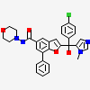 2-[(S)-(4-Chlorophenyl)(Hydroxy)(1-Methyl-1h-Imidazol-5-Yl)methyl]-N-Morpholin-4-Yl-7-Phenyl-1-Benzofuran-5-Carboxamide