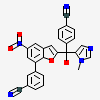3-{2-[(S)-(4-cyanophenyl)(hydroxy)(1-methyl-1H-imidazol-5-yl)methyl]-5-nitro-1-benzofuran-7-yl}benzonitrile