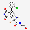8-Bromo-4-(2-Chlorophenyl)-N-(2-Hydroxyethyl)-6-Methyl-1,3-Dioxo-1,2,3,6-Tetrahydropyrrolo[3,4-E]indole-7-Carboxamide