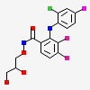 2-[(2-chloro-4-iodophenyl)amino]-N-{[(2R)-2,3-dihydroxypropyl]oxy}-3,4-difluorobenzamide
