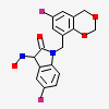 (3e)-5-fluoro-1-[(6-fluoro-4h-1,3-benzodioxin-8-yl)methyl]-1h-indole-2,3-dione 3-oxime