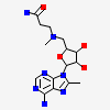 3-[{[(2R,3S,4R,5R)-5-(6-amino-8-methyl-9H-purin-9-yl)-3,4-dihydroxytetrahydrofuran-2-yl]methyl}(methyl)amino]propanamid e